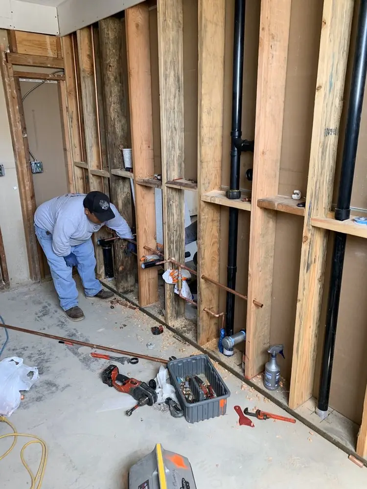 Commercial rough-in plumbing for Gas Line Repair in Clackamas